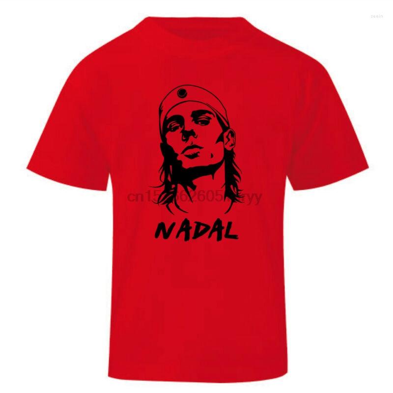 Men's T Shirts Art T-shirt Maglietta Nadal Bambino Child Boy Rosso, Bk