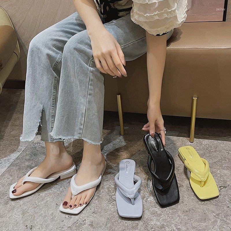 Slippers Women Cozy PU Flip-flops Outdoor Slides All-match Low-heeled Women's Ladies Female Celebrities Flip Flops, White
Slippers Women Cozy PU Flip-flops Outdoor Slides All-match Low-heeled Women's Ladies Female Celebrities Flip Flops, White
