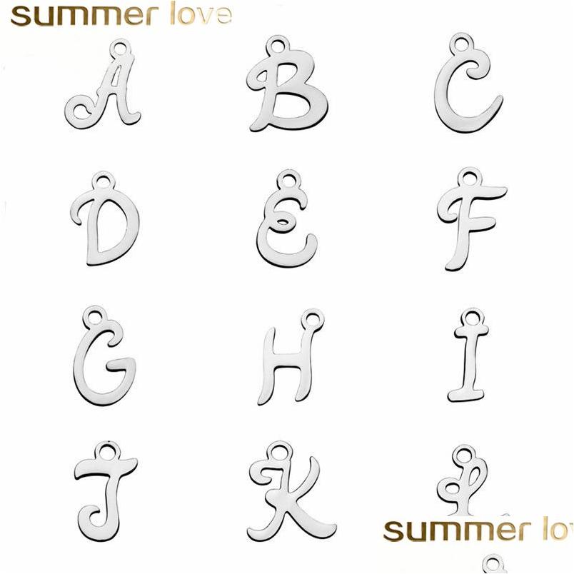 Charms High Polished Stainless Steel 26 Alphabet Pendant Az Initial Letters Charm Fit Original Bracelet Necklace For Women Men Diy D Dhlwd
Charms High Polished Stainless Steel 26 Alphabet Pendant Az Initial Letters Charm Fit Original Bracelet Necklace For Women Men Diy D Dhlwd