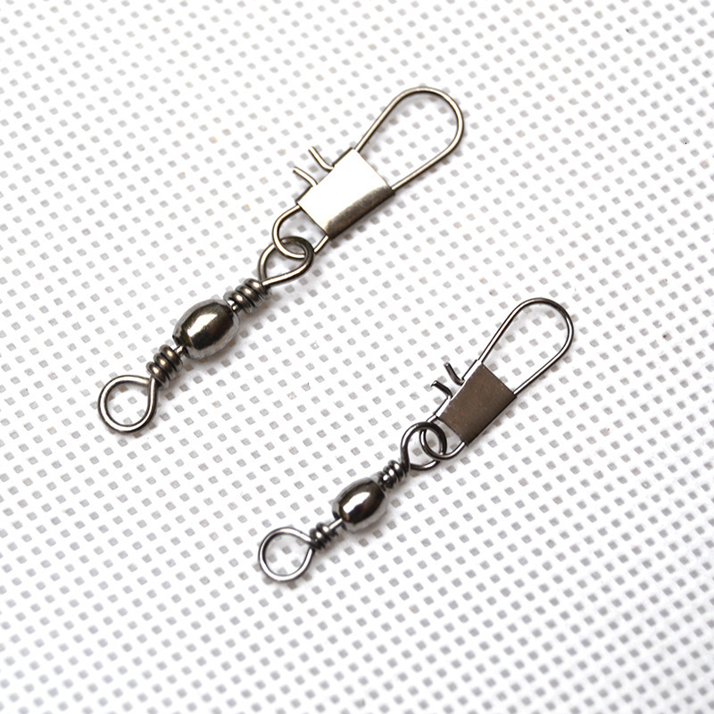 Fishing Hooks Wholesale Bulk Fishing pin Connector Link Solid Tackle Rolling Swivel Fishing Lure Accessories hooked Snaps Pin Fishhook Pesca 230525