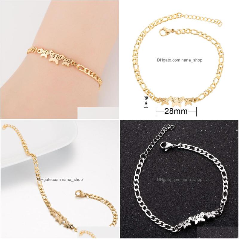 Charm Bracelets New Butterfly Bracelet Adjustable Gold For Women Sier Fashion Party Bridal Jewelry Drop Delivery Dhriz
Charm Bracelets New Butterfly Bracelet Adjustable Gold For Women Sier Fashion Party Bridal Jewelry Drop Delivery Dhriz