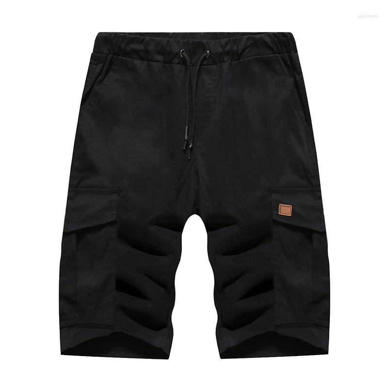 Men's Shorts Summer Mens Casual Solid Knee Length Pants Men Daily Cargo Elastic Waist Multi Pockets Jogger Man, Black
Men's Shorts Summer Mens Casual Solid Knee Length Pants Men Daily Cargo Elastic Waist Multi Pockets Jogger Man, Black