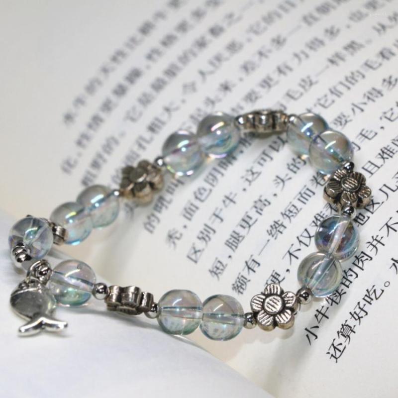 Strand Arrival Special Design Fashion Bracelets Fish Flower Accessories Electroplate Crystal 8mm Round Beads Jewelry 7.5inch B2153
Strand Arrival Special Design Fashion Bracelets Fish Flower Accessories Electroplate Crystal 8mm Round Beads Jewelry 7.5inch B2153