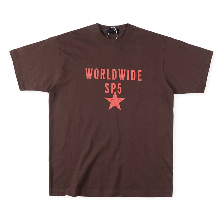 Brown T Shirts Tees Short Sleeve Tee 5 Star Print T-shirts Tops Cotton Hip Hop Casual Tee
Brown T Shirts Tees Short Sleeve Tee 5 Star Print T-shirts Tops Cotton Hip Hop Casual Tee