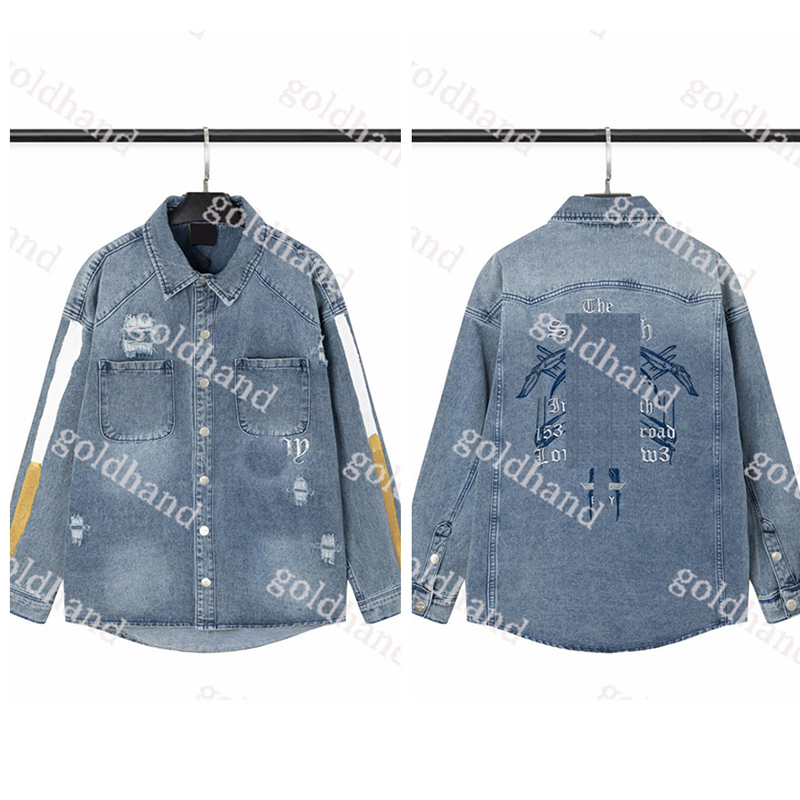 Fashion Cowboy Shirts Designer Mens Womens Casual Shirt Autumn Coat Tops Luxury Printed Rips Long Sleeve Shirts Clothing, #1
Fashion Cowboy Shirts Designer Mens Womens Casual Shirt Autumn Coat Tops Luxury Printed Rips Long Sleeve Shirts Clothing, #1