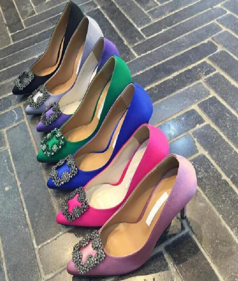 Luxurys Women High Heels Dress Shoes Blue Satin Genuine Leather With Rhinestones Buckle Pumps lady Wedding Party Shoes4059241
Luxurys Women High Heels Dress Shoes Blue Satin Genuine Leather With Rhinestones Buckle Pumps lady Wedding Party Shoes4059241