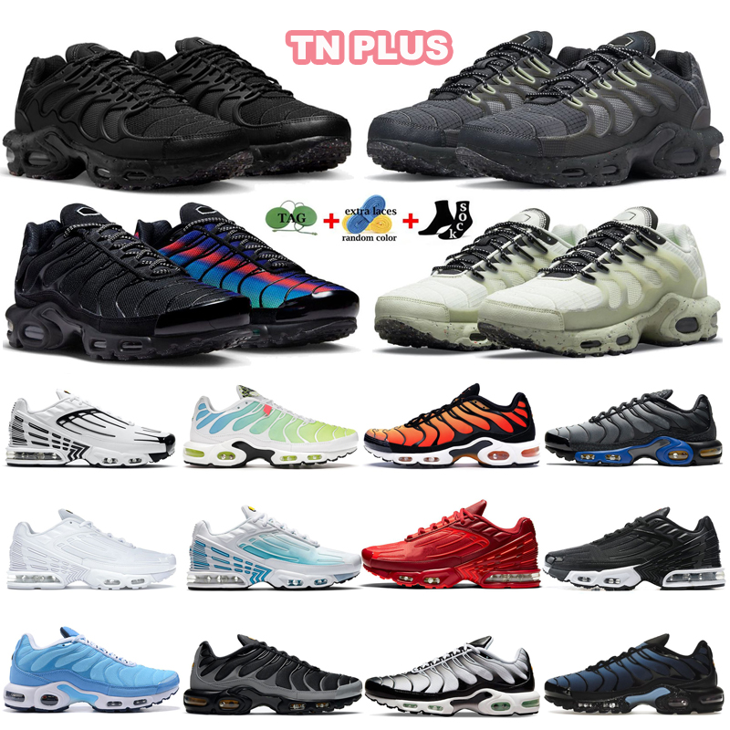 Running shoes tn plus 3 Terrascape Triple Black white Unity Atlanta Hyper Sky Blue Fury Jade mens women trainers sports sneakers
Running shoes tn plus 3 Terrascape Triple Black white Unity Atlanta Hyper Sky Blue Fury Jade mens women trainers sports sneakers