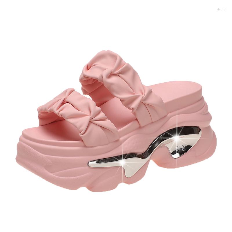 Slippers Designer 2023 Summer Platform Bling Women Thick Sole Casual Leather Sandals Woman Chunky 9CM High Heel Beach Slides, Beige
Slippers Designer 2023 Summer Platform Bling Women Thick Sole Casual Leather Sandals Woman Chunky 9CM High Heel Beach Slides, Beige