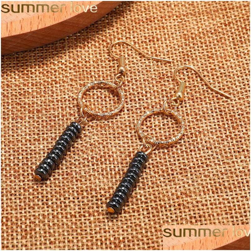 Dangle Chandelier New Trendy Copper Hoop Earrings Hematite Stone Bead Long Irregar Beaded Drop Earring For Women Design Delivery Je Dhace
Dangle Chandelier New Trendy Copper Hoop Earrings Hematite Stone Bead Long Irregar Beaded Drop Earring For Women Design Delivery Je Dhace