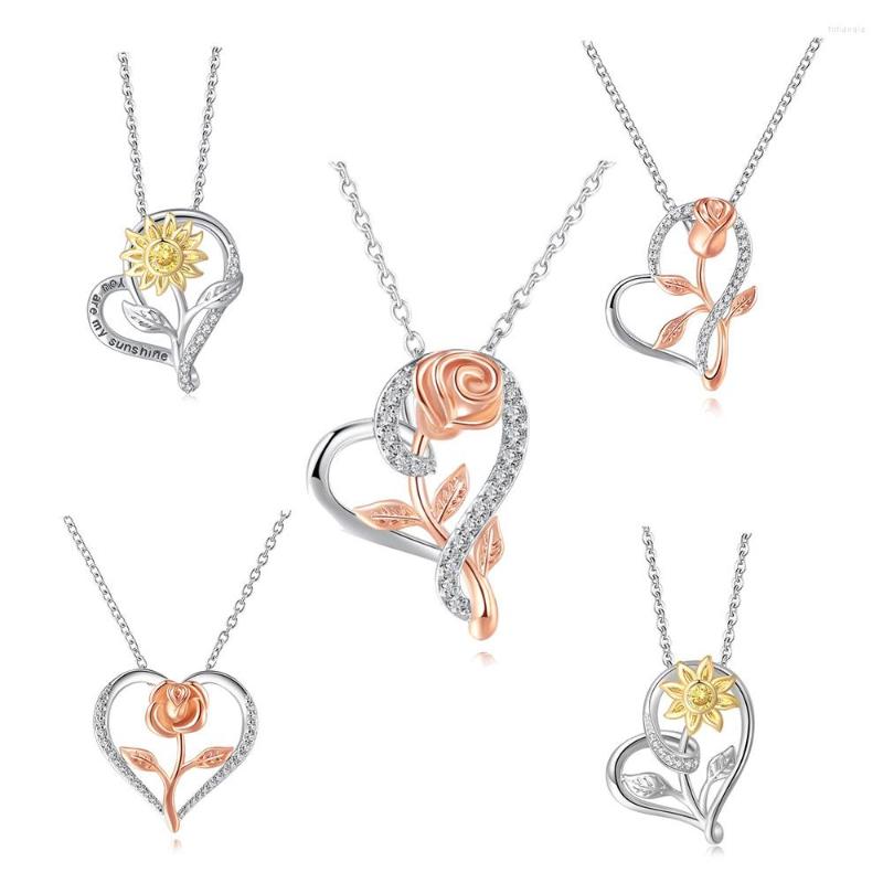 Pendant Necklaces Rose Heart For Women Aesthetic Jewellry On The Neck Choker Women's Chain Christmas Gift Fashion Jewelry 2023
Pendant Necklaces Rose Heart For Women Aesthetic Jewellry On The Neck Choker Women's Chain Christmas Gift Fashion Jewelry 2023