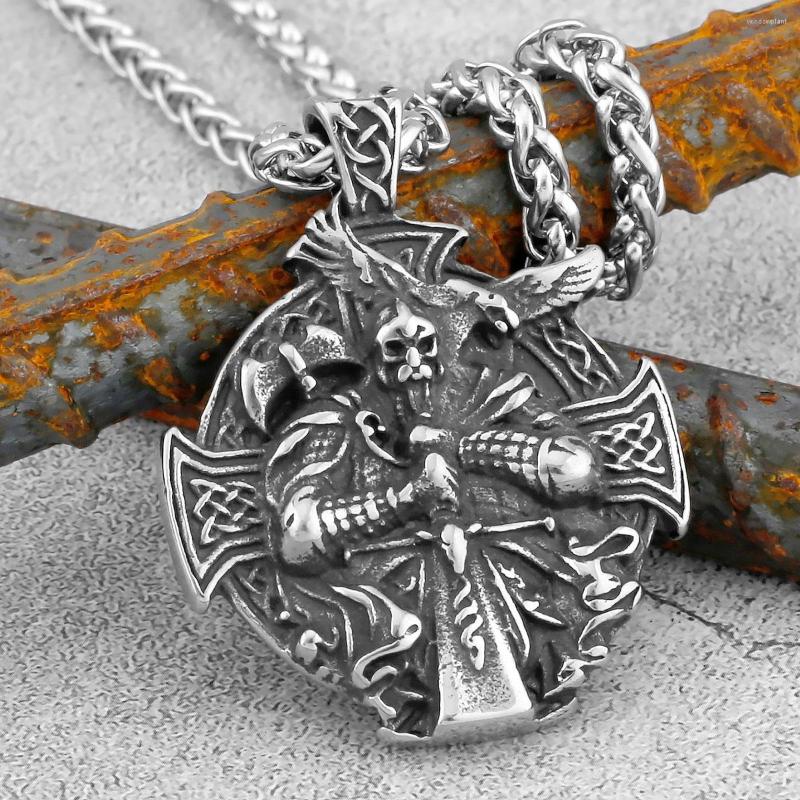 Pendant Necklaces Punk Men Stainless Steel Viking Odin Anchor Necklace Norse Amulet Knight Cross Crow Metal Chain Male Charms Jewelry Gift
Pendant Necklaces Punk Men Stainless Steel Viking Odin Anchor Necklace Norse Amulet Knight Cross Crow Metal Chain Male Charms Jewelry Gift