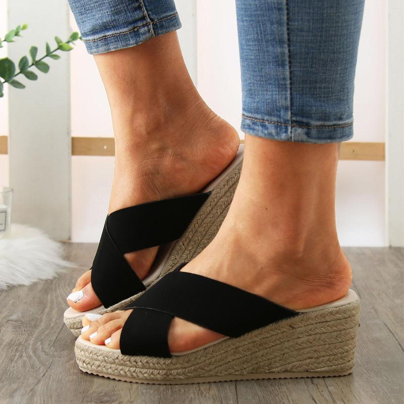Slippers For Women Ladies Peep Toe Linen Sole Wedge Sandals Rome Womens Flat With Heel Strap Size 13, Brown
Slippers For Women Ladies Peep Toe Linen Sole Wedge Sandals Rome Womens Flat With Heel Strap Size 13, Brown