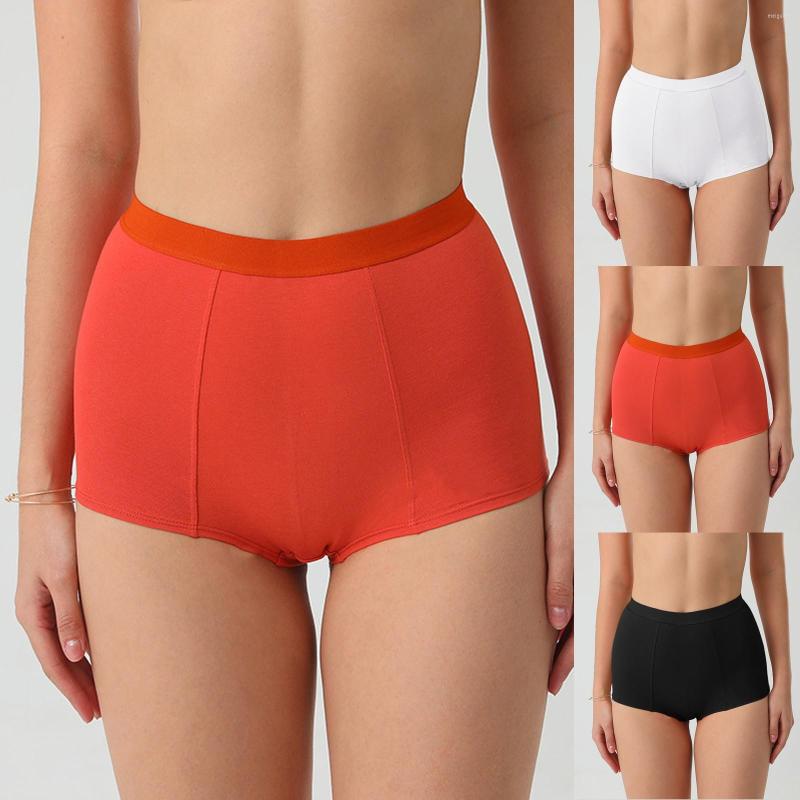 Women' Panties Women' Pure Cotton Mid Waist Sameless Boxer Hip Lift High Plus Size Short Pants Safety Solid For Women, Orange
Women' Panties Women' Pure Cotton Mid Waist Sameless Boxer Hip Lift High Plus Size Short Pants Safety Solid For Women, Orange