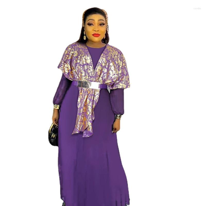 Ethnic Clothing African Dresses For Women 2023 Spring Autumn Dashiki Pleated Fashion Elegant Print Office Lady Swing Long Dress With Belt
Ethnic Clothing African Dresses For Women 2023 Spring Autumn Dashiki Pleated Fashion Elegant Print Office Lady Swing Long Dress With Belt