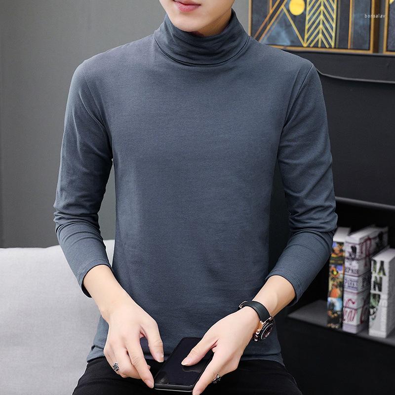 Men's T Shirts Shirt Men Autumn Pullover T-shirt Youth Solid Half-high Collar Long-sleeved Clothing Tshirt, Black
Men's T Shirts Shirt Men Autumn Pullover T-shirt Youth Solid Half-high Collar Long-sleeved Clothing Tshirt, Black