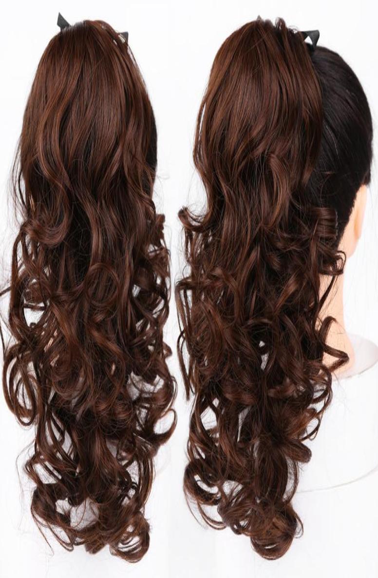 22 Inches Long Wavy Synthetic Ponytail Extensions Clip in Pony Tail Drawstring Natural Hair Extension Heat Resistant Hairpieces5343294
22 Inches Long Wavy Synthetic Ponytail Extensions Clip in Pony Tail Drawstring Natural Hair Extension Heat Resistant Hairpieces5343294