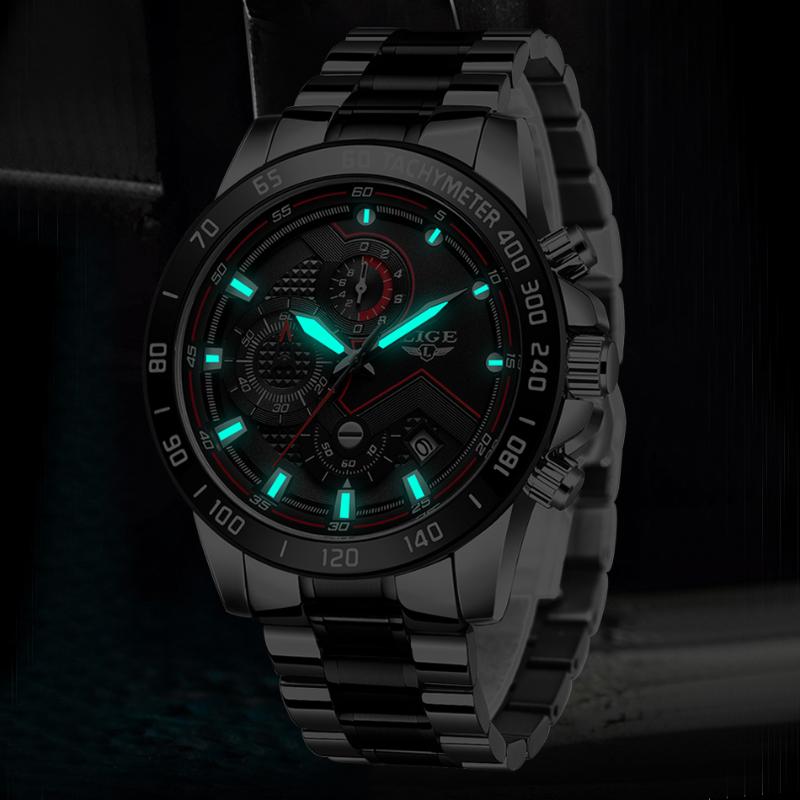 Wristwatches LIGE Men Watches Classic Aesthetic Design Watch Sport Waterproof Stainless Wristwatch Male Quartz Relogio Masculino, Rose gold blue
Wristwatches LIGE Men Watches Classic Aesthetic Design Watch Sport Waterproof Stainless Wristwatch Male Quartz Relogio Masculino, Rose gold blue