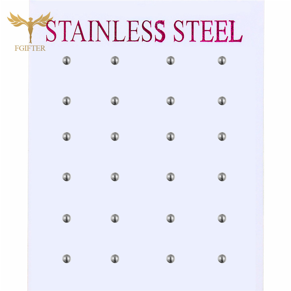 Simple 2-8mm Ball Earrings for Men Women Classic Ear Piercing Stud Stainless Steel Jewelry Accessory Cheap Wholesale 12 Pair Lot
Simple 2-8mm Ball Earrings for Men Women Classic Ear Piercing Stud Stainless Steel Jewelry Accessory Cheap Wholesale 12 Pair Lot