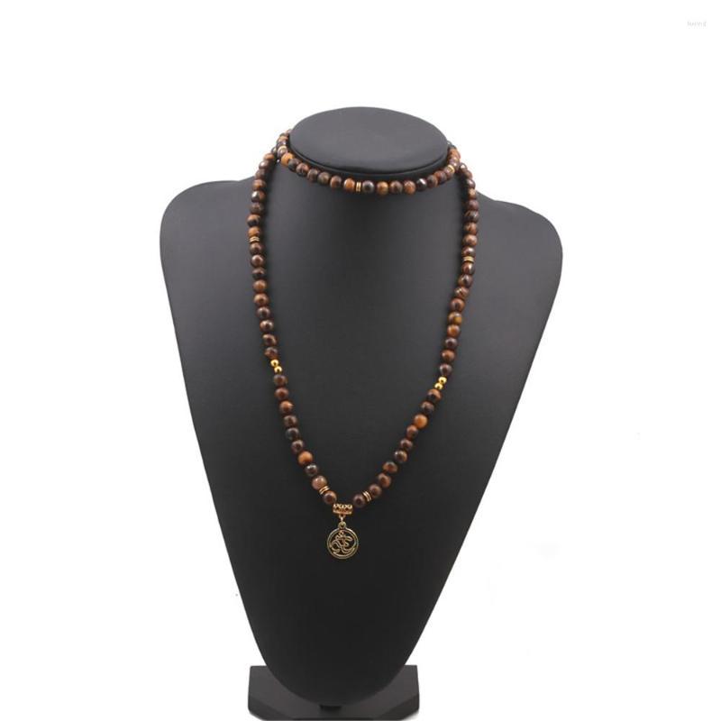 Pendant Necklaces Classic Men Women Yoga Necklace 8mm Natural Tiger Eye Stone Energy 108 Beads OM Charm Mala Meditation Jewelry Dropship
Pendant Necklaces Classic Men Women Yoga Necklace 8mm Natural Tiger Eye Stone Energy 108 Beads OM Charm Mala Meditation Jewelry Dropship