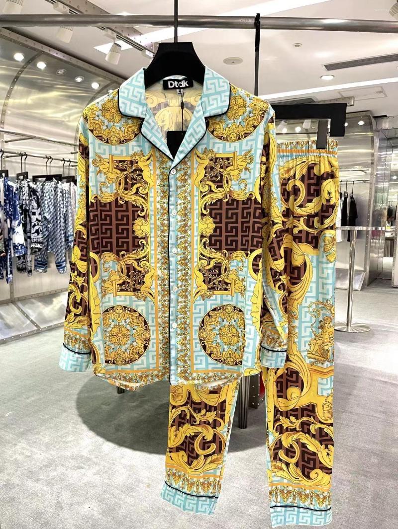 Men's Tracksuits Men's Df0615 Fashion Sets 2023 Runway Luxury European Design Party Style Clothing, Blue
Men's Tracksuits Men's Df0615 Fashion Sets 2023 Runway Luxury European Design Party Style Clothing, Blue