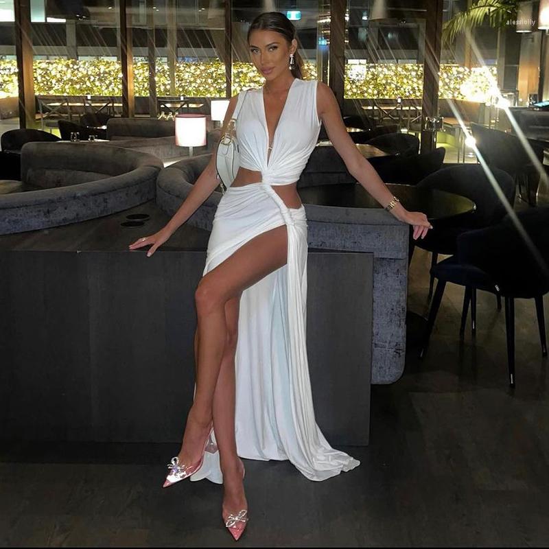 Women' Tanks Women Long Dress Sleeveless V Neck Knotted Solid Slit Summer For Cocktail Party, Black
Women' Tanks Women Long Dress Sleeveless V Neck Knotted Solid Slit Summer For Cocktail Party, Black