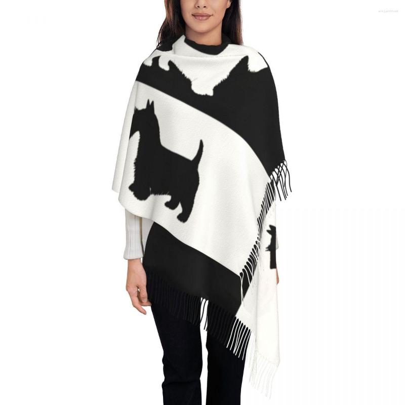 Scarves Scottish Terrier Tassel Scarf Women Soft Scottie Dog Shawls Wraps Female Winter
Scarves Scottish Terrier Tassel Scarf Women Soft Scottie Dog Shawls Wraps Female Winter