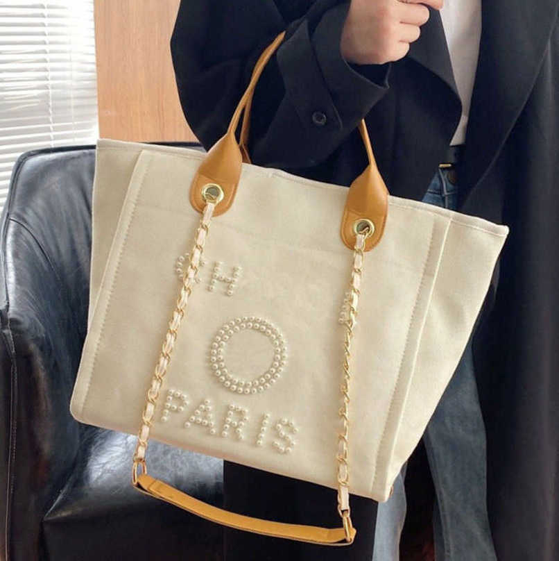 Luxury Women's Hand Canvas Beach Bag Tote Handbags Classic Large Backpacks Capacity Small Chain Packs Big Crossbody GMJ0, Beige
Luxury Women's Hand Canvas Beach Bag Tote Handbags Classic Large Backpacks Capacity Small Chain Packs Big Crossbody GMJ0, Beige