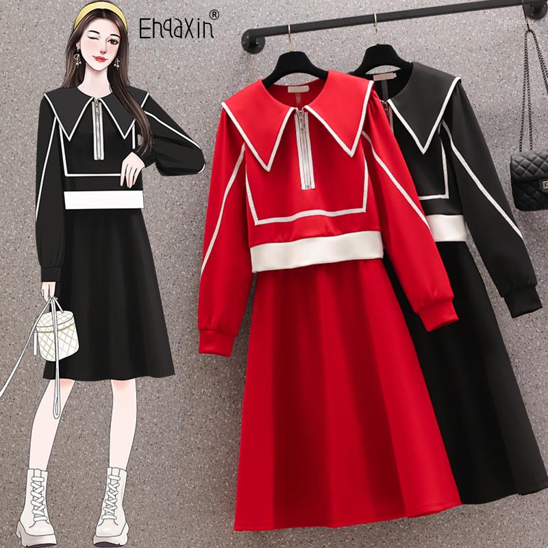 Casual Dresses EHQAXIN Spring Women's Dress Set 2023 Fashion Color Contrast Elegant Zipper Cardigan Top Loose Skirt L-4XL, Black set
Casual Dresses EHQAXIN Spring Women's Dress Set 2023 Fashion Color Contrast Elegant Zipper Cardigan Top Loose Skirt L-4XL, Black set