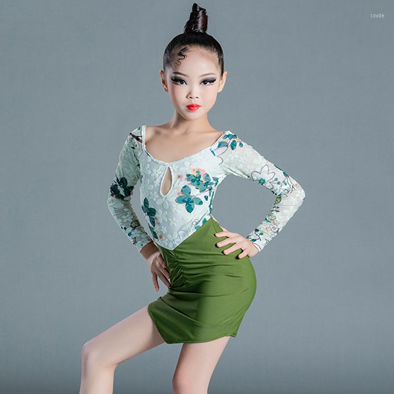 Stage Wear Children Professional Latin Dance Dress Girls Ballroom Competition Dresses Long Sleeve Embroidered Stitching SL5487, Picture shown
Stage Wear Children Professional Latin Dance Dress Girls Ballroom Competition Dresses Long Sleeve Embroidered Stitching SL5487, Picture shown