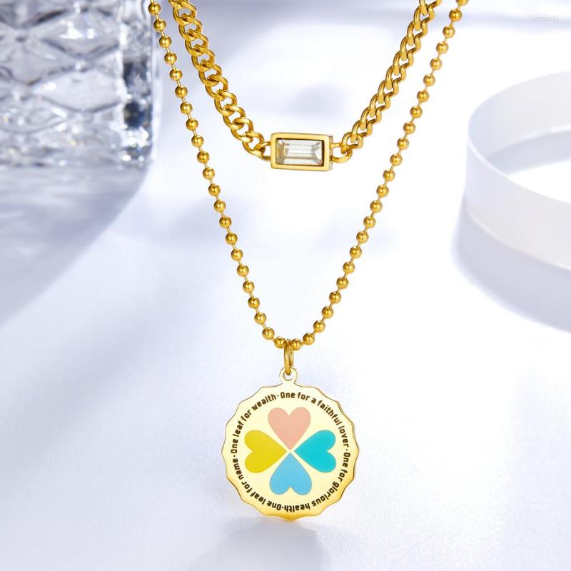 Pendant Necklaces 2 Layered Round Rectangle Crystal Necklace For Women Party Chain Jewellry Stainless Steel Choker Collares Para Mujer
Pendant Necklaces 2 Layered Round Rectangle Crystal Necklace For Women Party Chain Jewellry Stainless Steel Choker Collares Para Mujer