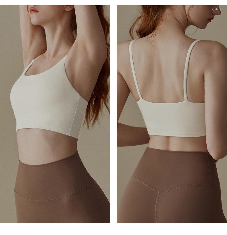 Yoga Outfit Sports Underwear Women' Shockproof High-strength With Chest Pads Suit Wholesale And External Wear Vest, Chocolate
Yoga Outfit Sports Underwear Women' Shockproof High-strength With Chest Pads Suit Wholesale And External Wear Vest, Chocolate