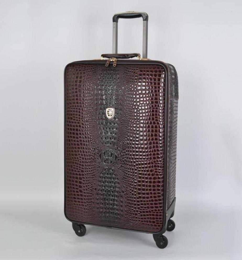 Suitcases Genuine Leather Crocodile Pattern Trolley Luggage Universal Wheel 162024 Inch Luxury Travel Suitcase For Men And Women2919814
Suitcases Genuine Leather Crocodile Pattern Trolley Luggage Universal Wheel 162024 Inch Luxury Travel Suitcase For Men And Women2919814