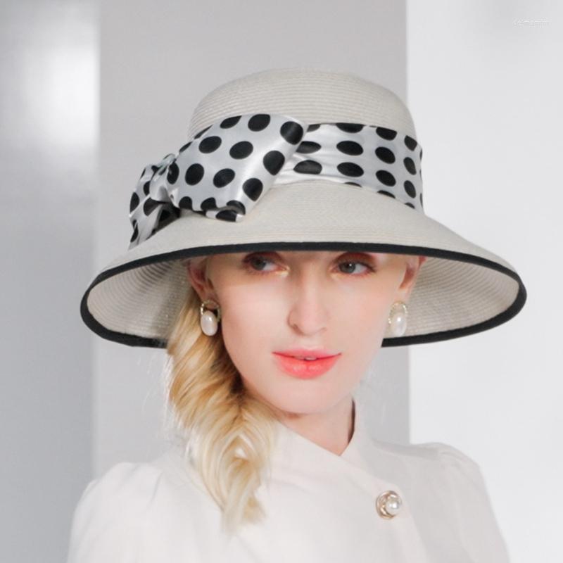 Wide Brim Hats X4156 Lady Sun Hat Leisure Fashion Bowknot Point Protection UV Visor Cap Straw Beach, Khaki
Wide Brim Hats X4156 Lady Sun Hat Leisure Fashion Bowknot Point Protection UV Visor Cap Straw Beach, Khaki