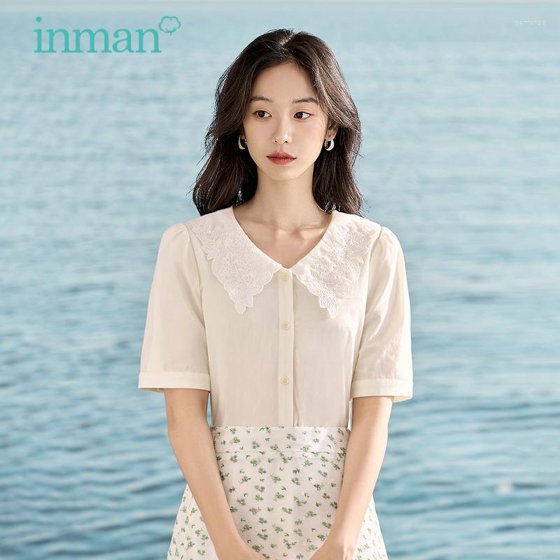 Women' Blouses INMAN Women Blouse 2023 Summer Short Sleeve Organza Chiffon Double Layered Collar Shirts Comfort Loose Beige Tops, White
Women' Blouses INMAN Women Blouse 2023 Summer Short Sleeve Organza Chiffon Double Layered Collar Shirts Comfort Loose Beige Tops, White