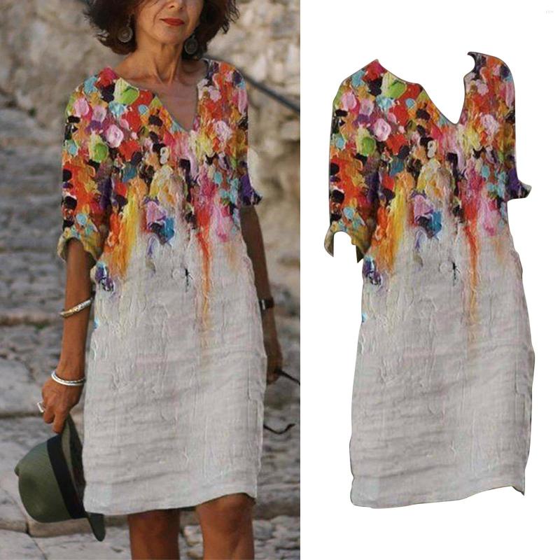 Casual Dresses Elegant Party For Women 2023 Medium Length Printed Long Sleeved V Neck Dress Formal Occasion Vestidos Para Mujer
Casual Dresses Elegant Party For Women 2023 Medium Length Printed Long Sleeved V Neck Dress Formal Occasion Vestidos Para Mujer