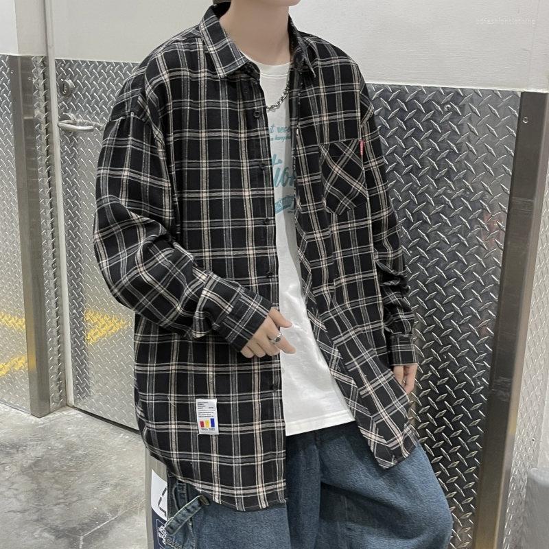 Men's Casual Shirts 2023 Spring Men's Trend Versatile Plaid Long Sleeve Handsome Top Coat Korean Fashion Vintage Style, Black
Men's Casual Shirts 2023 Spring Men's Trend Versatile Plaid Long Sleeve Handsome Top Coat Korean Fashion Vintage Style, Black