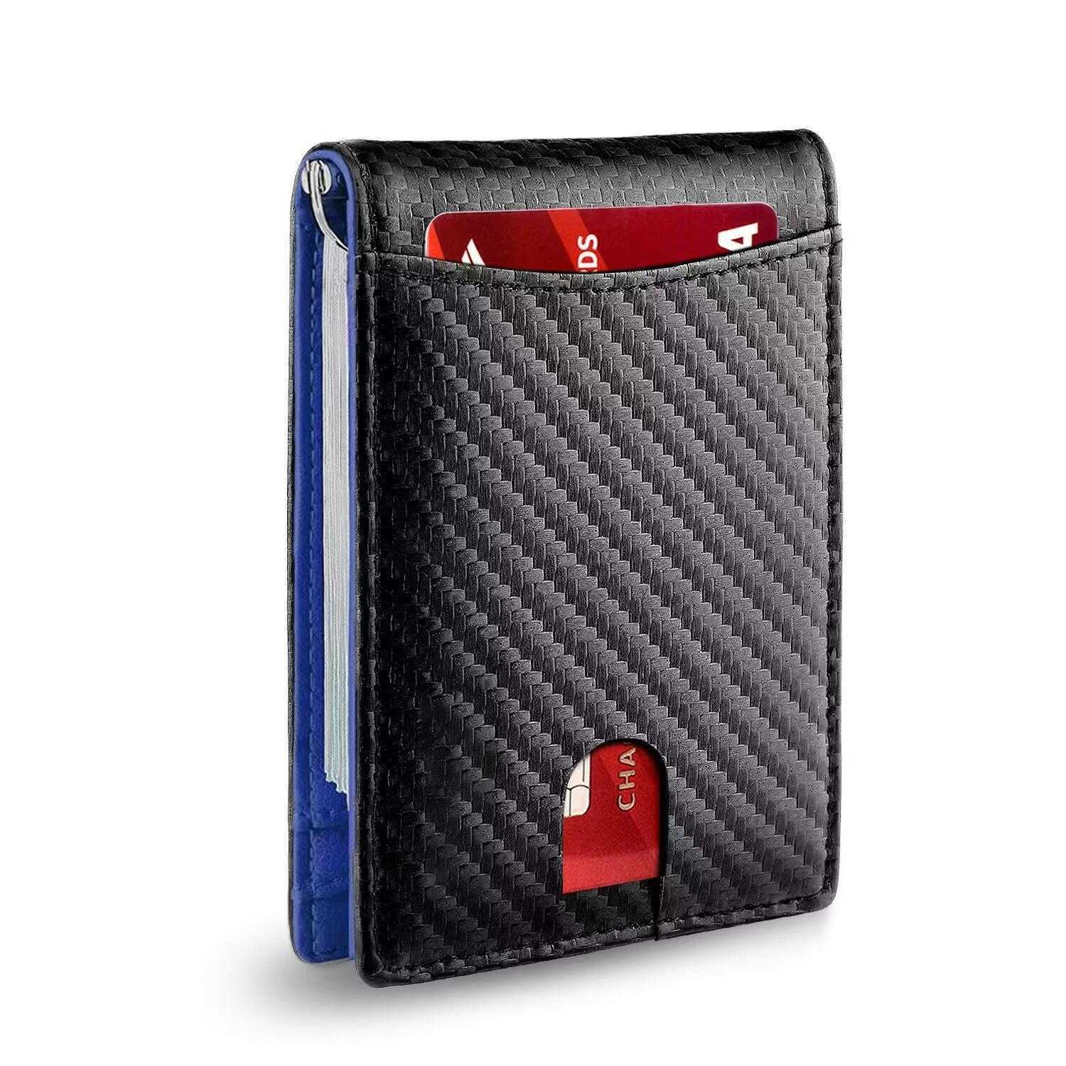 Genuine Leather Wallet Multiple Card Slots Anti Theft Microfiber Holder Mens Beauty Carbon Fiber, Color5
Genuine Leather Wallet Multiple Card Slots Anti Theft Microfiber Holder Mens Beauty Carbon Fiber, Color5