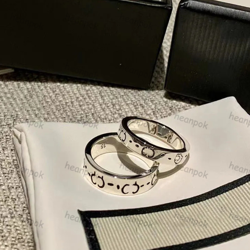 Brand designer ring For Women Unisex love rings Mens Ghost Skull Vintage Silver Letters G Circlet Homme Bague Bijoux Luxury Jewelry With Box
Brand designer ring For Women Unisex love rings Mens Ghost Skull Vintage Silver Letters G Circlet Homme Bague Bijoux Luxury Jewelry With Box