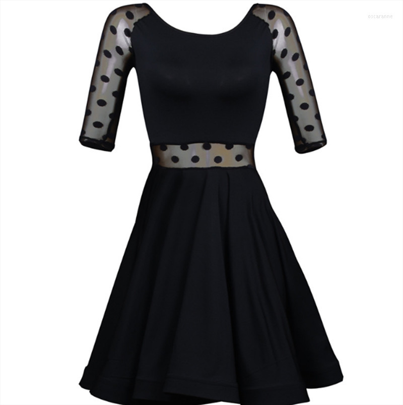 Stage Wear Women Black O-neck Dance Costumes Breathable Tassel Fast-dry Short Sleeve Latin Dress
Stage Wear Women Black O-neck Dance Costumes Breathable Tassel Fast-dry Short Sleeve Latin Dress