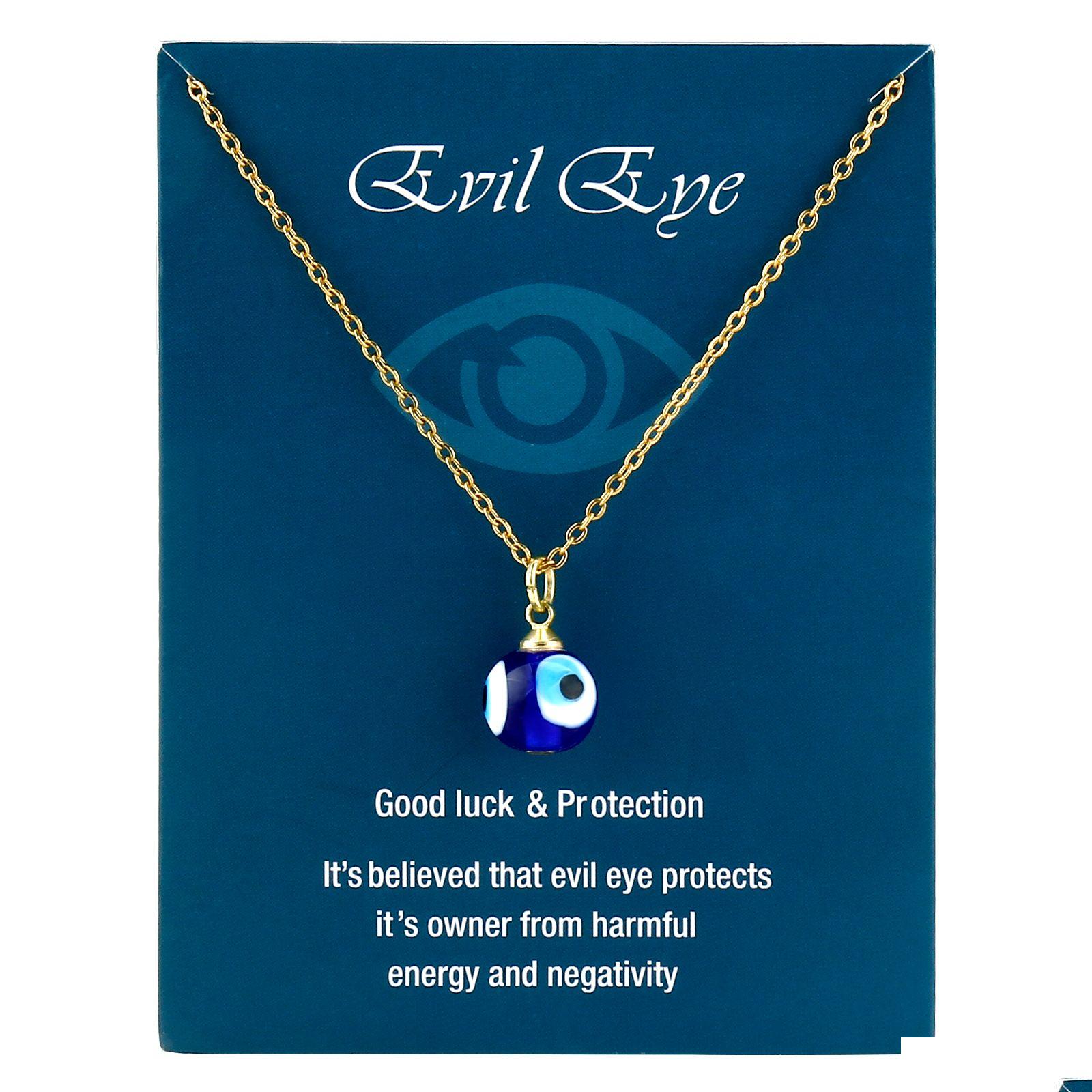 Pendant Necklaces Evil Blue Eyes Necklace Turkish Gold Sier 8Mm 10Mm Geometric Stainless Steel Lucky Protection Jewelry For Women Dr Dhosx
Pendant Necklaces Evil Blue Eyes Necklace Turkish Gold Sier 8Mm 10Mm Geometric Stainless Steel Lucky Protection Jewelry For Women Dr Dhosx