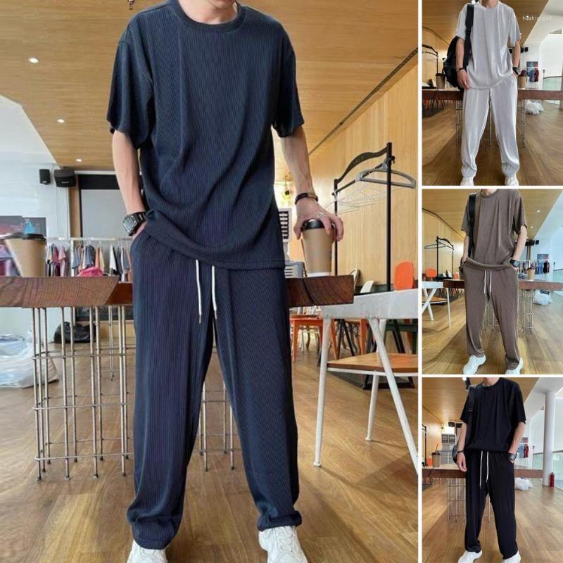 Men's Tracksuits 2Pcs/Set Men Summer Tracksuit Loose Short Sleeves T-shirt Pants Set Sportswear Casual Plus Size Running Top Trousers, Black
Men's Tracksuits 2Pcs/Set Men Summer Tracksuit Loose Short Sleeves T-shirt Pants Set Sportswear Casual Plus Size Running Top Trousers, Black