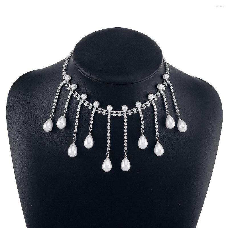 Chains Charm Statement Necklace Exquisite Tassels White Pearl Clavicle Chain Necklaces For Women Trend Aesthetic Jewelry
Chains Charm Statement Necklace Exquisite Tassels White Pearl Clavicle Chain Necklaces For Women Trend Aesthetic Jewelry