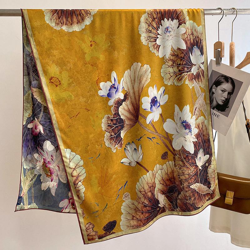 Scarves Vintage Chinese Style Noble Scarf Women Gambiered Guangdong Gauze Warm Pashmina Double Sided Jacquard Mother's Day Gift 175X52CM
Scarves Vintage Chinese Style Noble Scarf Women Gambiered Guangdong Gauze Warm Pashmina Double Sided Jacquard Mother's Day Gift 175X52CM