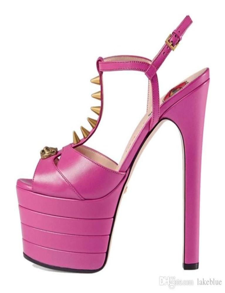 Platform Spiked Rivets Sandals Women Striped Metallic 16CM Heels Pumps Patent Peeptoe Wedding Shoes Mary Jane Fuchsia4650120, Fuchsia
Platform Spiked Rivets Sandals Women Striped Metallic 16CM Heels Pumps Patent Peeptoe Wedding Shoes Mary Jane Fuchsia4650120, Fuchsia