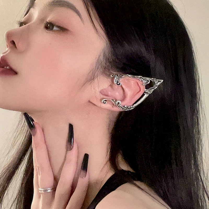 Goth Fairy Ear Cuff Earring Dark Elf Ear Clip No Piercing Earrings For Women Punk Halloween Earcuff Jewelry Party
Goth Fairy Ear Cuff Earring Dark Elf Ear Clip No Piercing Earrings For Women Punk Halloween Earcuff Jewelry Party