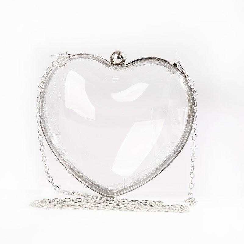 Fashion Mini Transparent Heart Bag Hand Held Womens Acrylic Shaped Portable Dinner, Large order customization
Fashion Mini Transparent Heart Bag Hand Held Womens Acrylic Shaped Portable Dinner, Large order customization