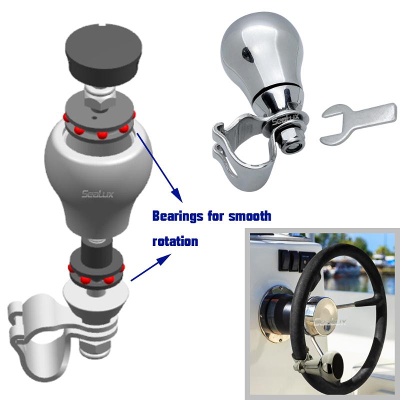 All Terrain Wheels Parts Sealux Universal Steering Wheel/Suicide Knob Grip With Bearings And PC Cap For Car Truck Amd Boat Marine WheelATV
All Terrain Wheels Parts Sealux Universal Steering Wheel/Suicide Knob Grip With Bearings And PC Cap For Car Truck Amd Boat Marine WheelATV