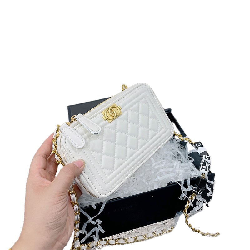 Shoulder Genuine Leather Bags Designer Flap Bag Hobo Handbag Gold Chain Fashion Women's White Matel CrossBody Purse Official Imported France Wallet Size 17cm, Gray 25x17cm
Shoulder Genuine Leather Bags Designer Flap Bag Hobo Handbag Gold Chain Fashion Women's White Matel CrossBody Purse Official Imported France Wallet Size 17cm, Gray 25x17cm