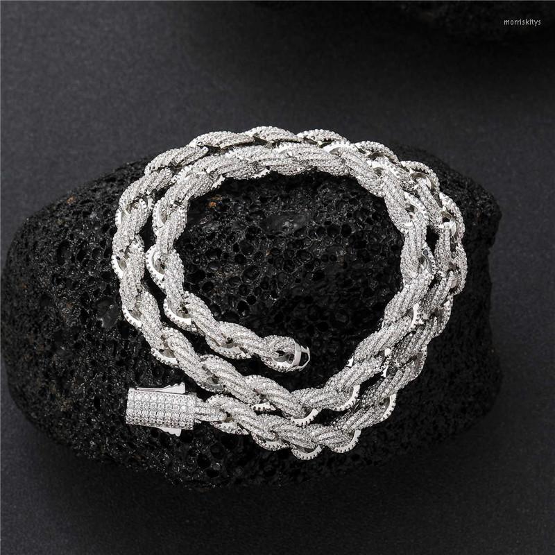 Chains 8mm Rope Chain Iced Out Micro Pave CZ Stone Necklace Men Women Hip Hop Jewelry Gift
Chains 8mm Rope Chain Iced Out Micro Pave CZ Stone Necklace Men Women Hip Hop Jewelry Gift
