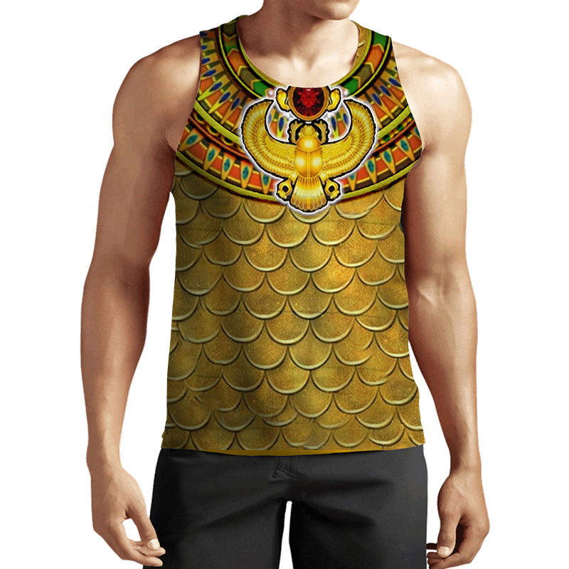 New 3D Printing Funny Summer Ancient Egyptian Pharaoh Graphic Tank Top Fashion Men Women Tracksuits Crewneck Vest Plus Size -6XL Harajuku001, Colorful
New 3D Printing Funny Summer Ancient Egyptian Pharaoh Graphic Tank Top Fashion Men Women Tracksuits Crewneck Vest Plus Size -6XL Harajuku001, Colorful